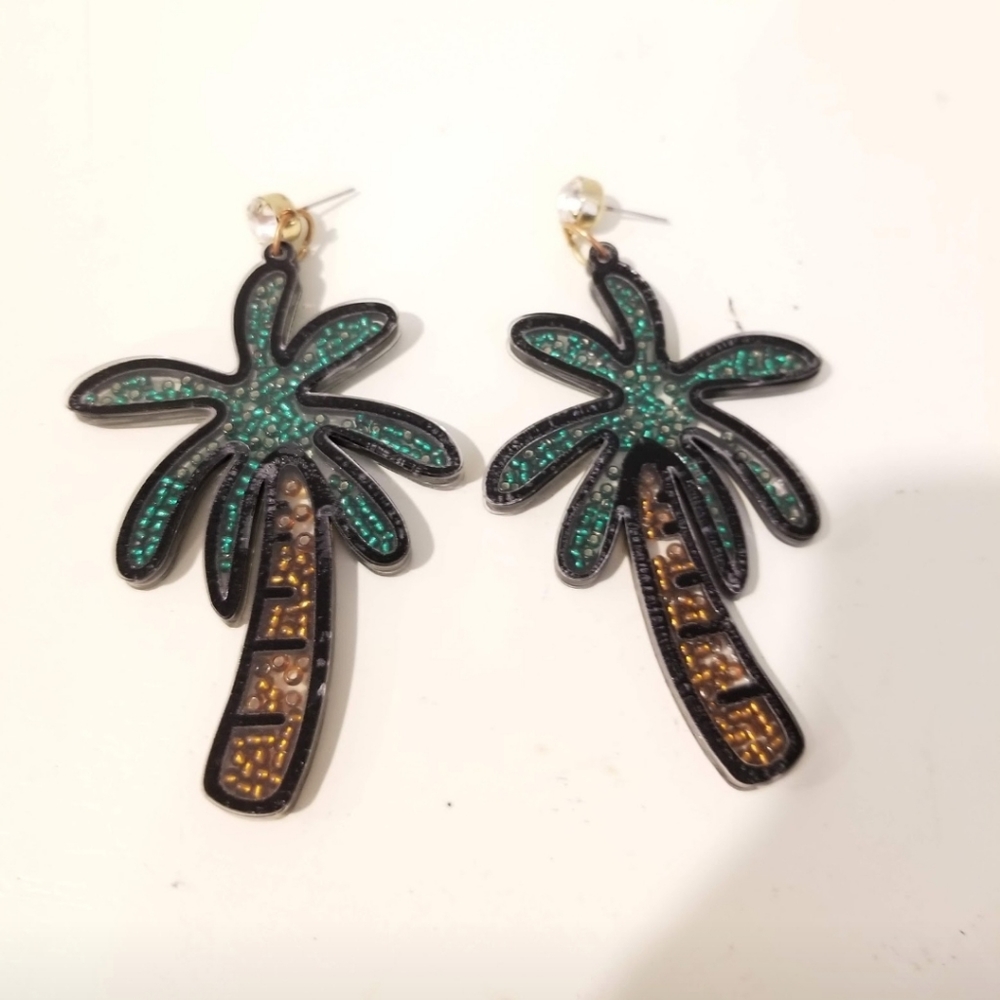 BaubleBar Palm Tree Earrings
